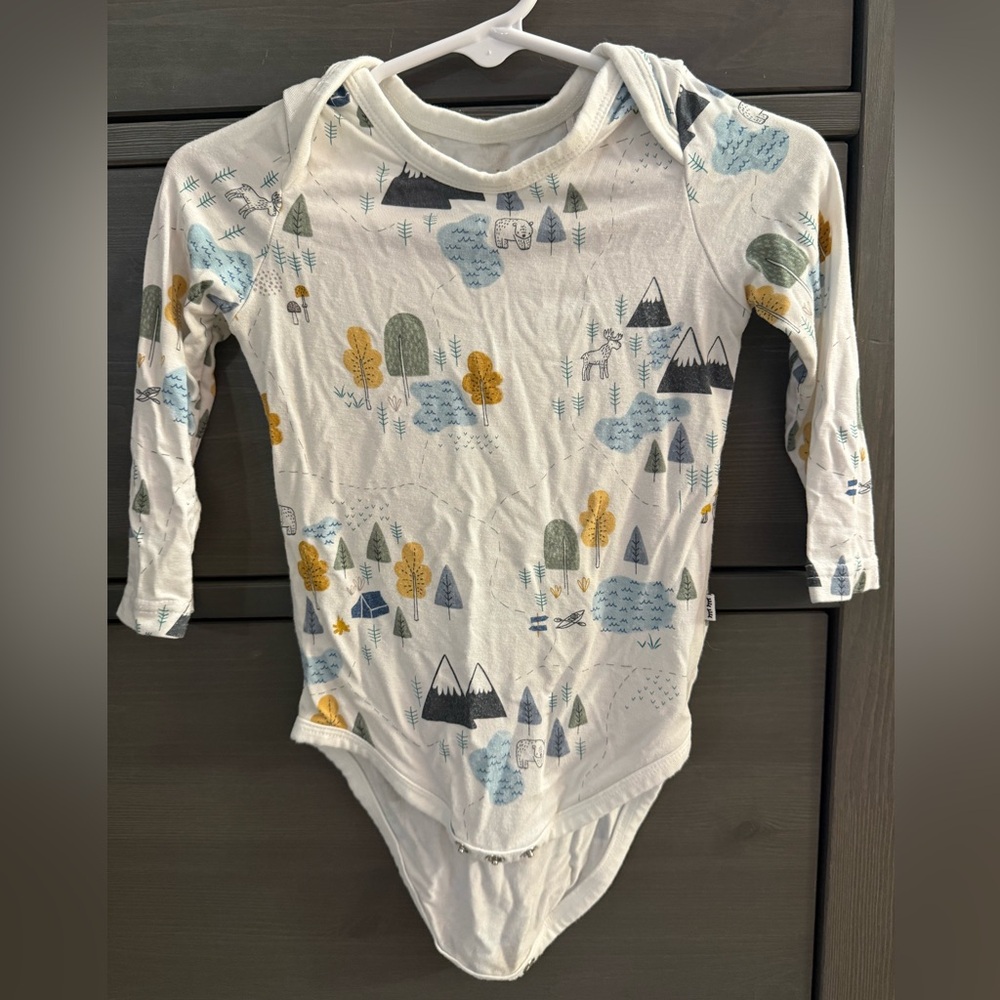 6-12m Let’s Explore Little Sleepies Bodysuit